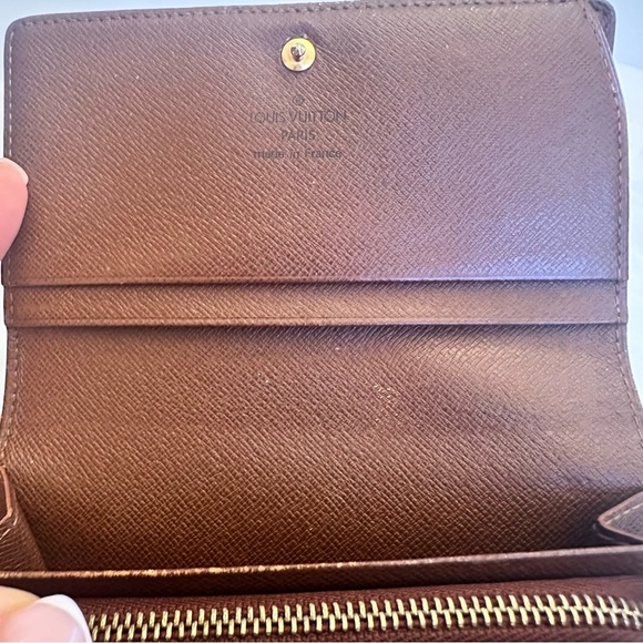 Louis Vuitton Brown Monogram Porte Monnaie Tresor Wallet - Picture 11 of 16